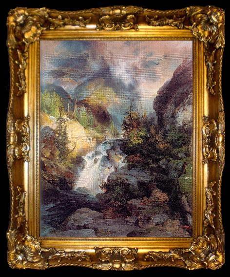framed  Moran, Thomas Children of the Mountain, ta009-2
